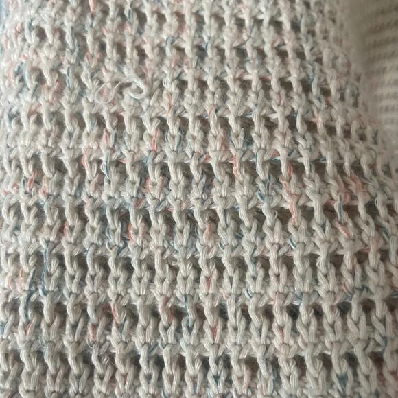 Madewell Seville Rainbow Marled Knit V-Neck Pullover Sweater Sz S - Picture 4 of 5